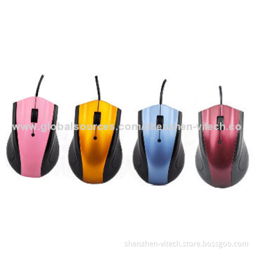 3D Optical Mice with 1,000dpi Optical Sensor, Suitable for Left and Right Hands, Easy to Use